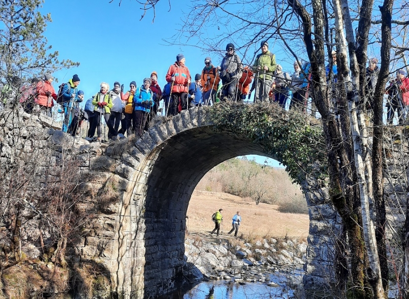 Program planinskih izletov ponedeljkovih daljših in krajših skupin  ter četrtkove  skupine