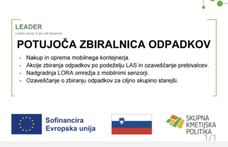 Potujoča zbiralnica odpadkov